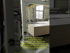 PUR Hot Melt Adhesive Untuk Laminasi Datar Pengerjaan Kayu