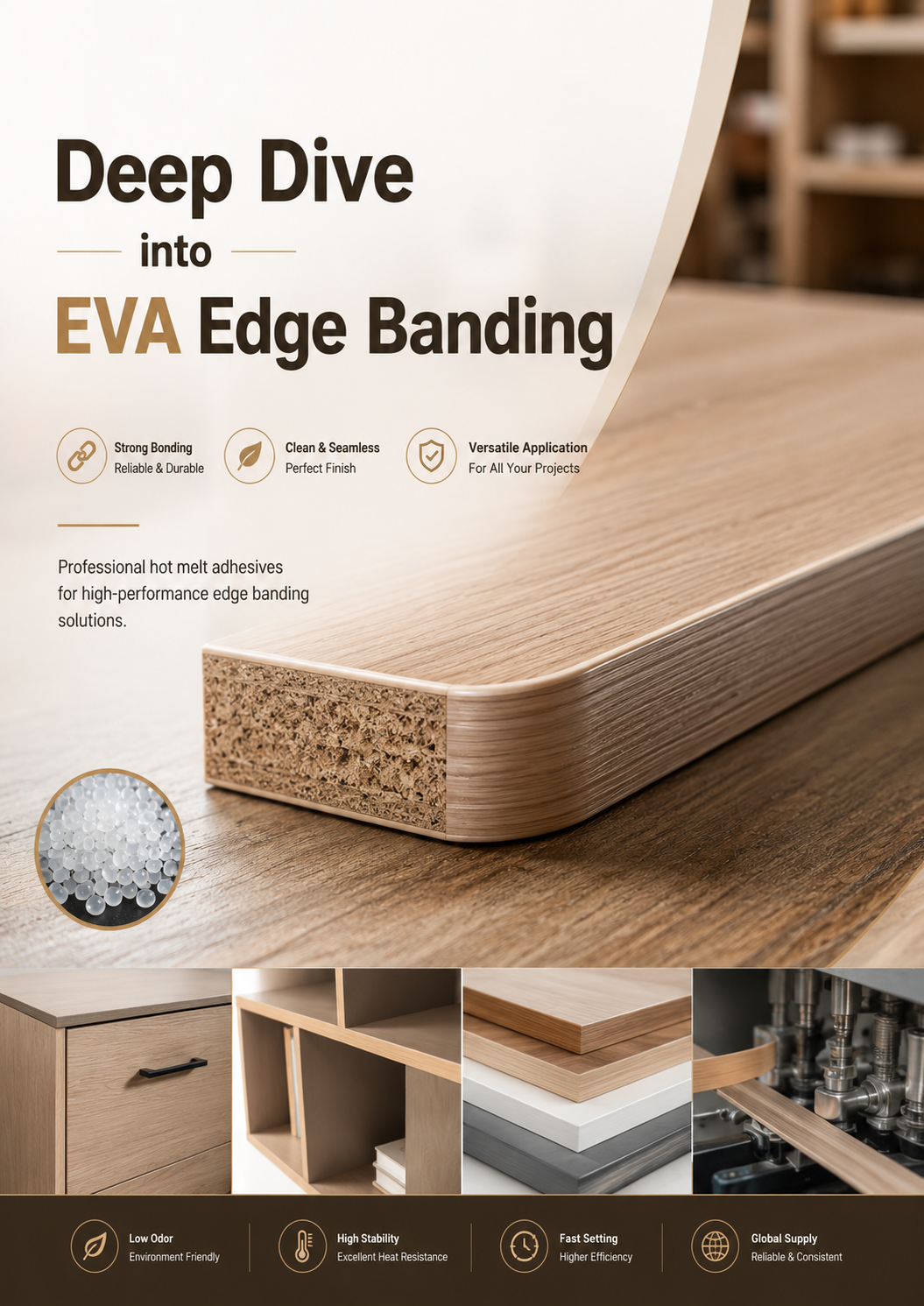 Blog perusahaan terbaru tentang Meningkatkan Kualitas Pita Edge: Wawasan dari Pameran Bogotá Kami dan Kekuatan Perekat EVA Hot Melt Advanced